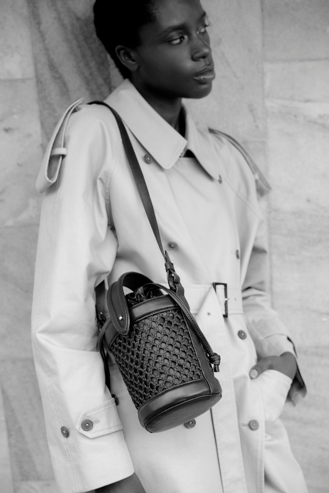 Sandoná mini Bucket burgundy