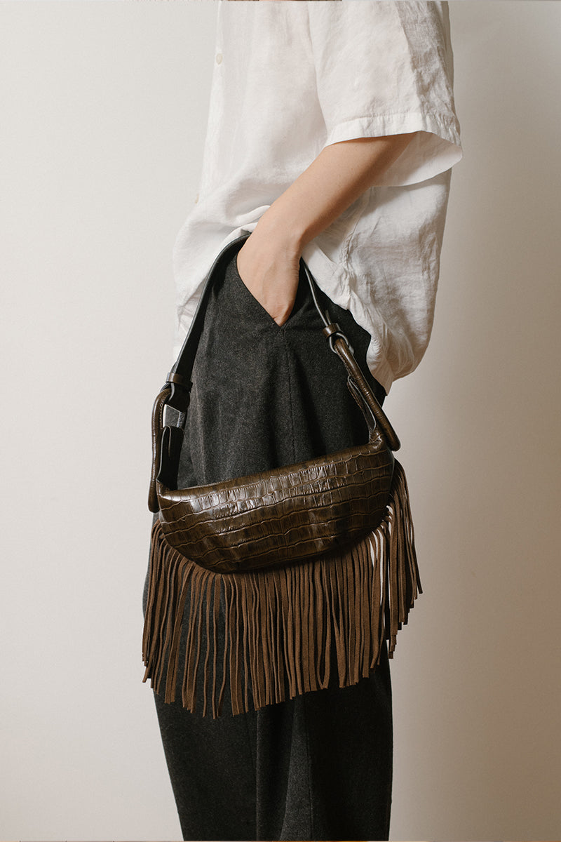 Amalfi mini flecos Croco