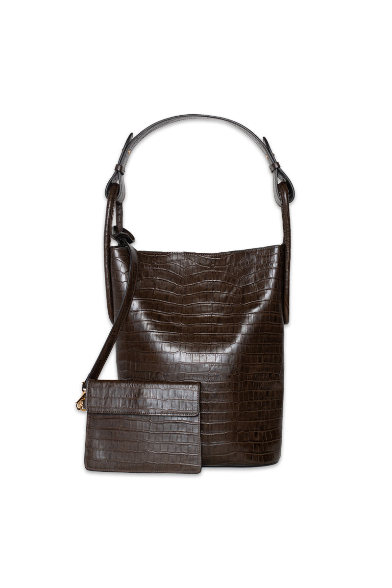 Tierralta Tote cocodrilo estampado